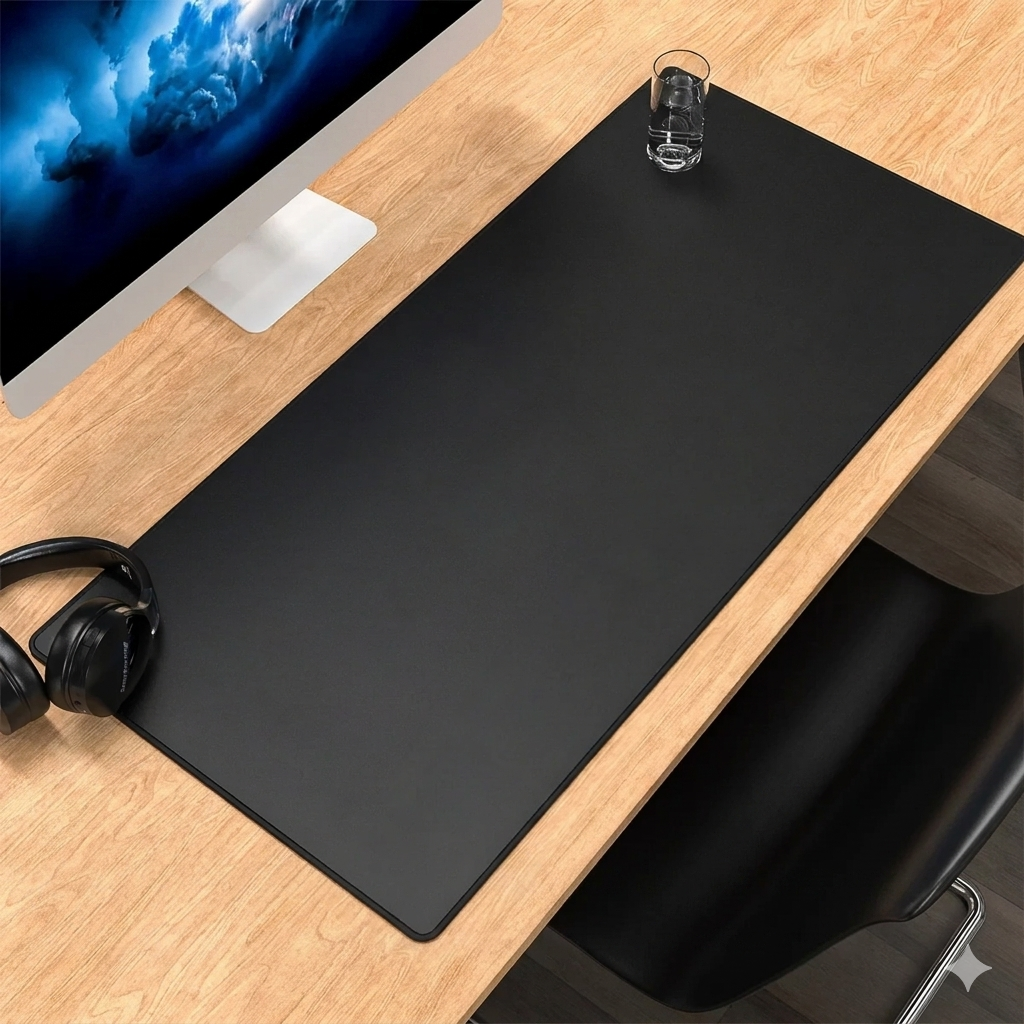 Black Standard Gaming Desk Mat - product image 1