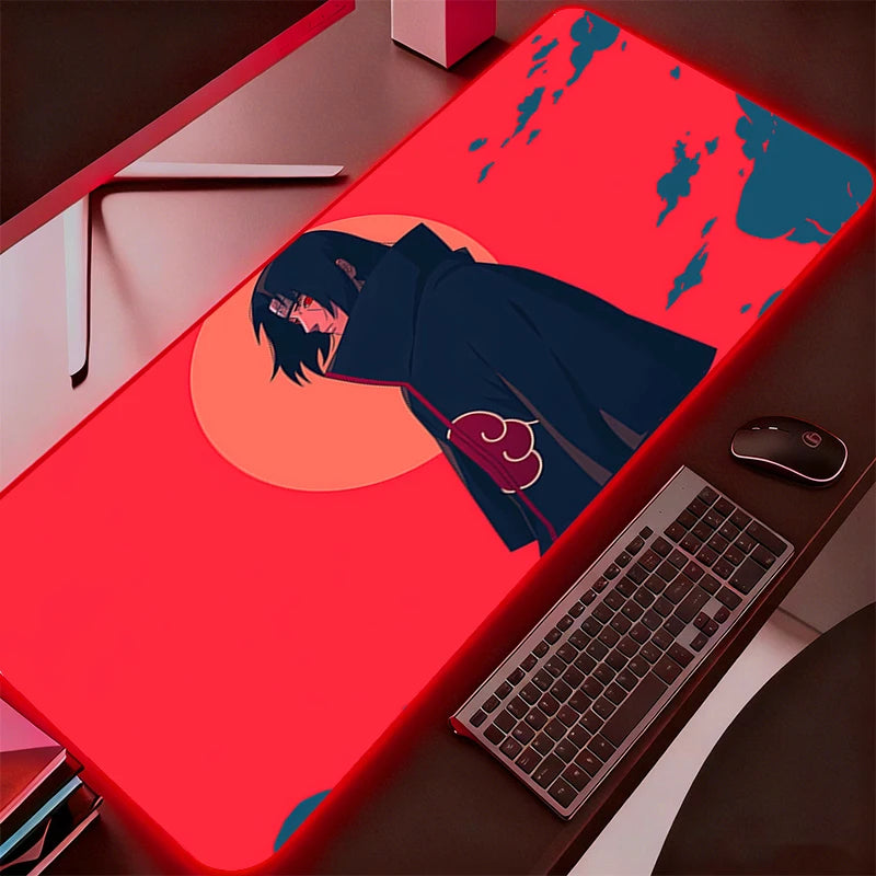 LED Itachi Uchiha Desk Mats