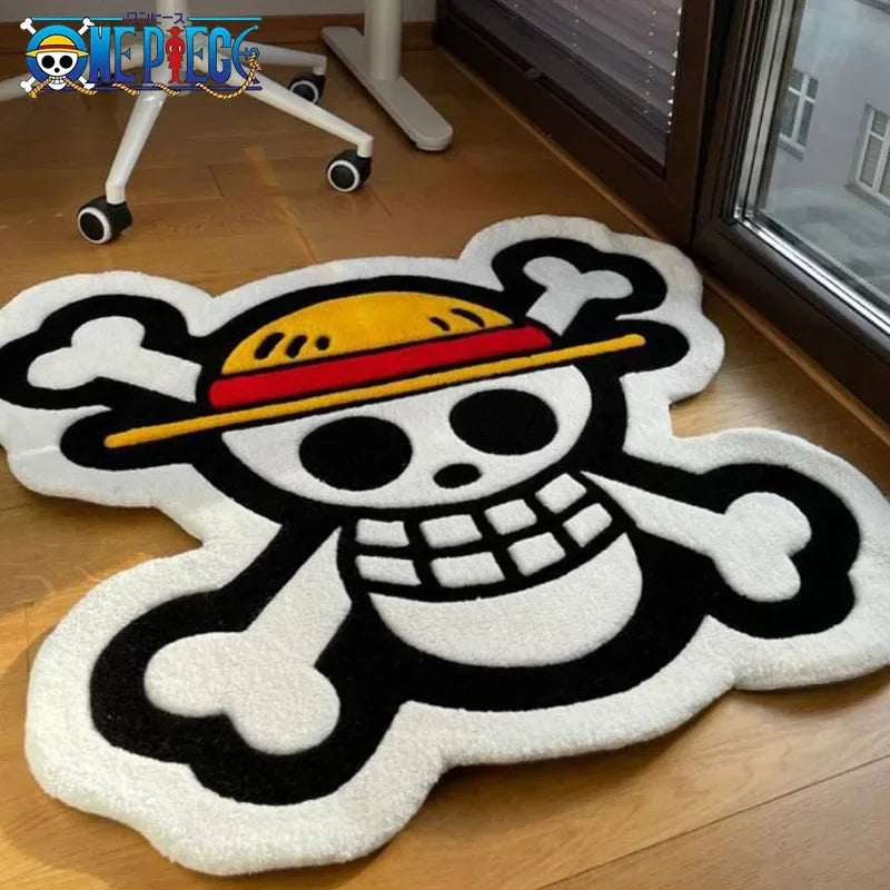 One Piece Straw Hat Carpet Mat