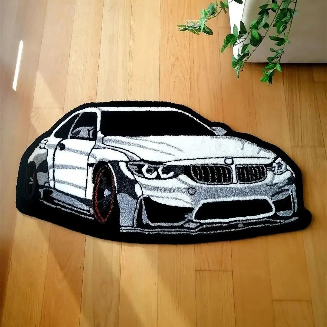 Exotic White Car Mat - product image 1