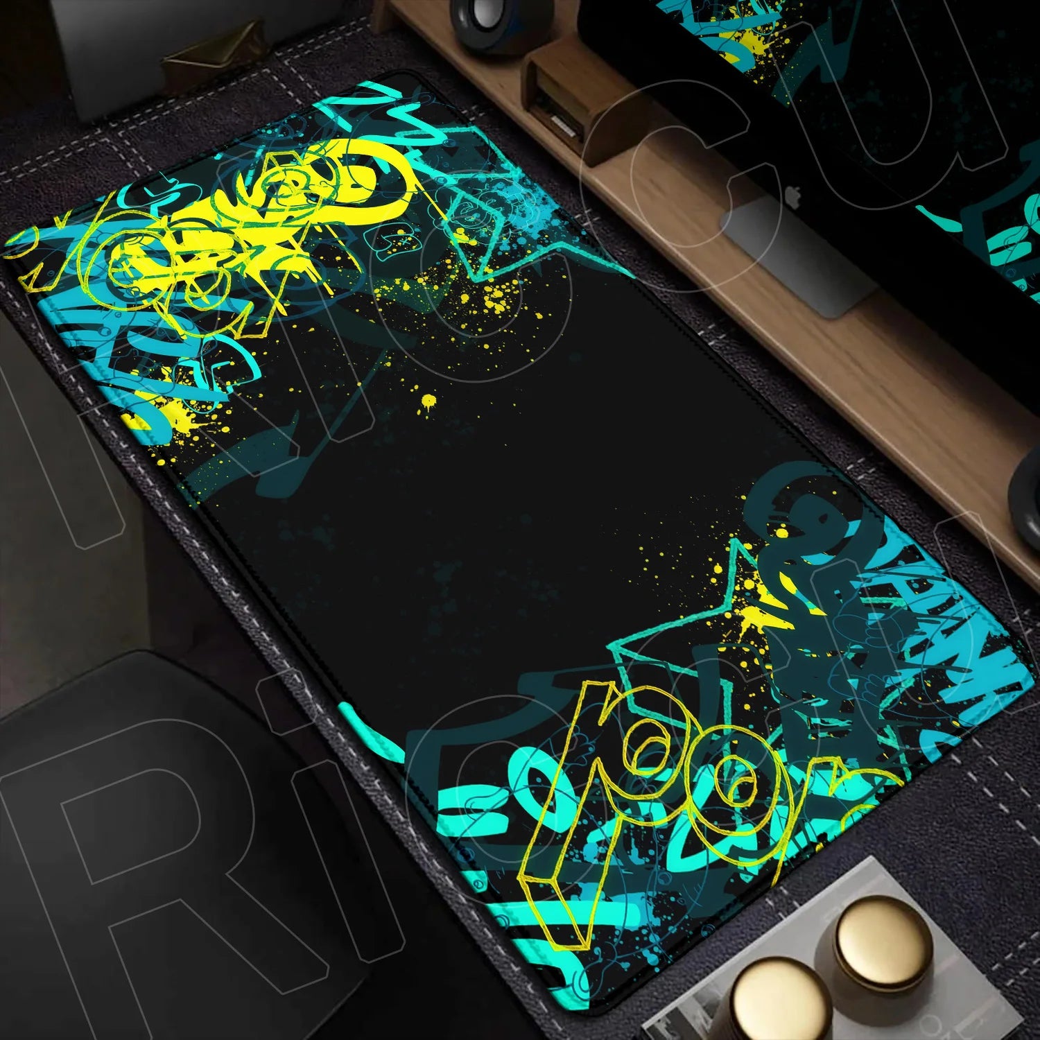 Street Graffiti Art Desk Mat