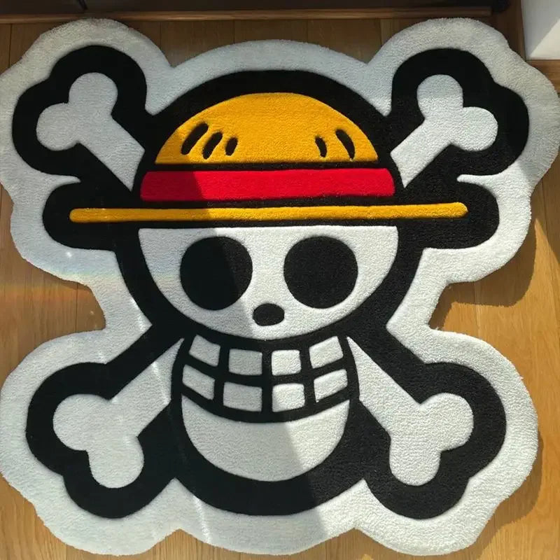 One Piece Straw Hat Carpet Mat