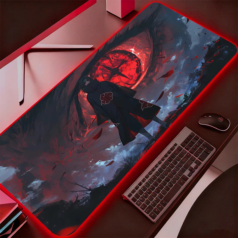 LED Itachi Uchiha Desk Mats