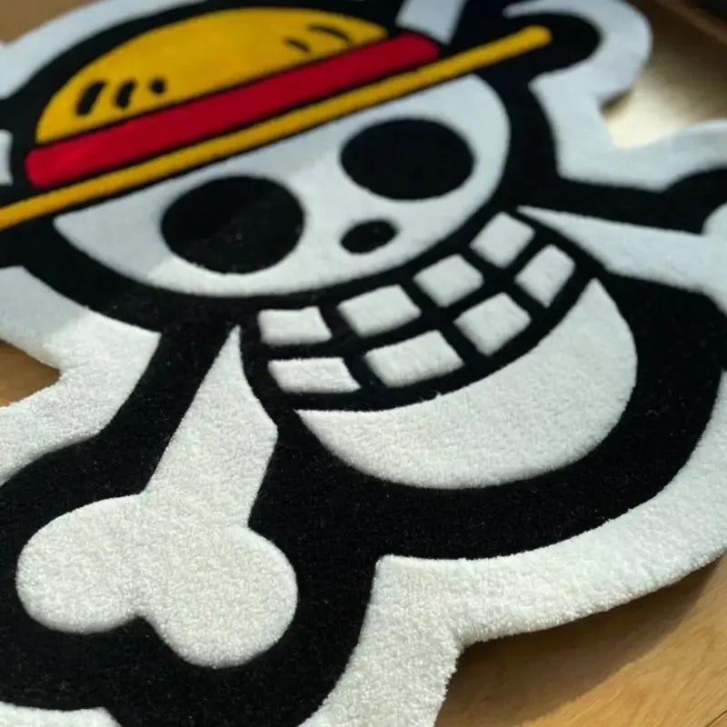 One Piece Straw Hat Carpet Mat