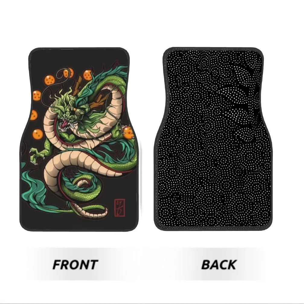 4pcs Dragon King Design Car Mats