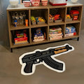 VIKAMA Cartoon-Style Rifle Design Floor Mat - product image 1