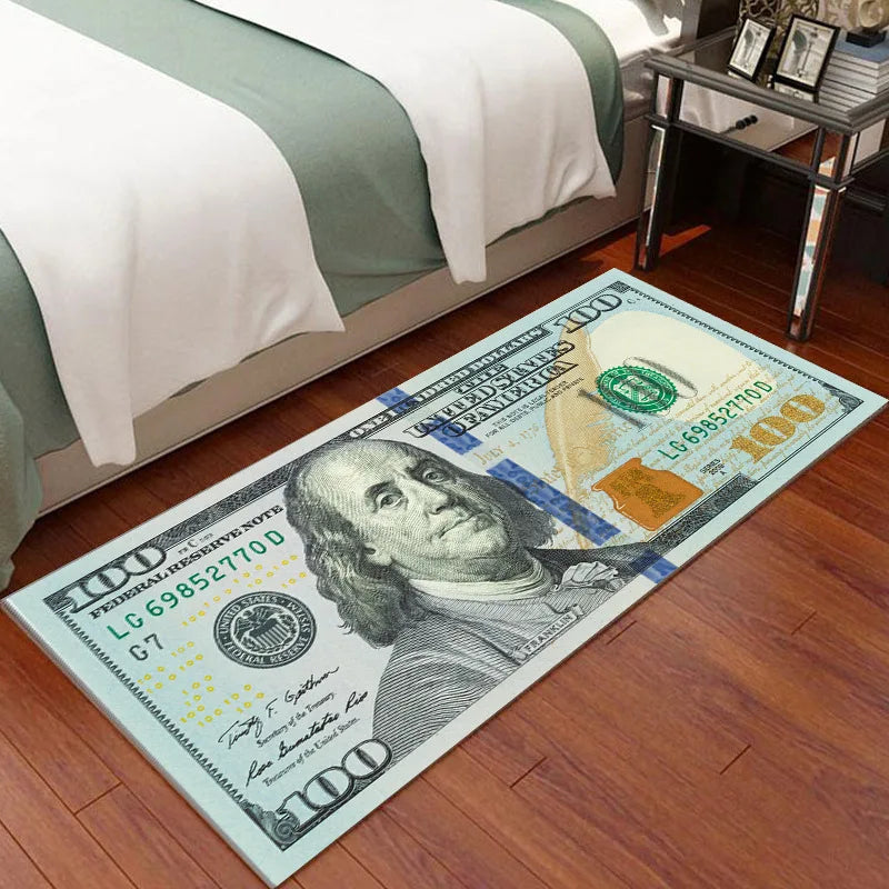 100 Bill Floor Mat