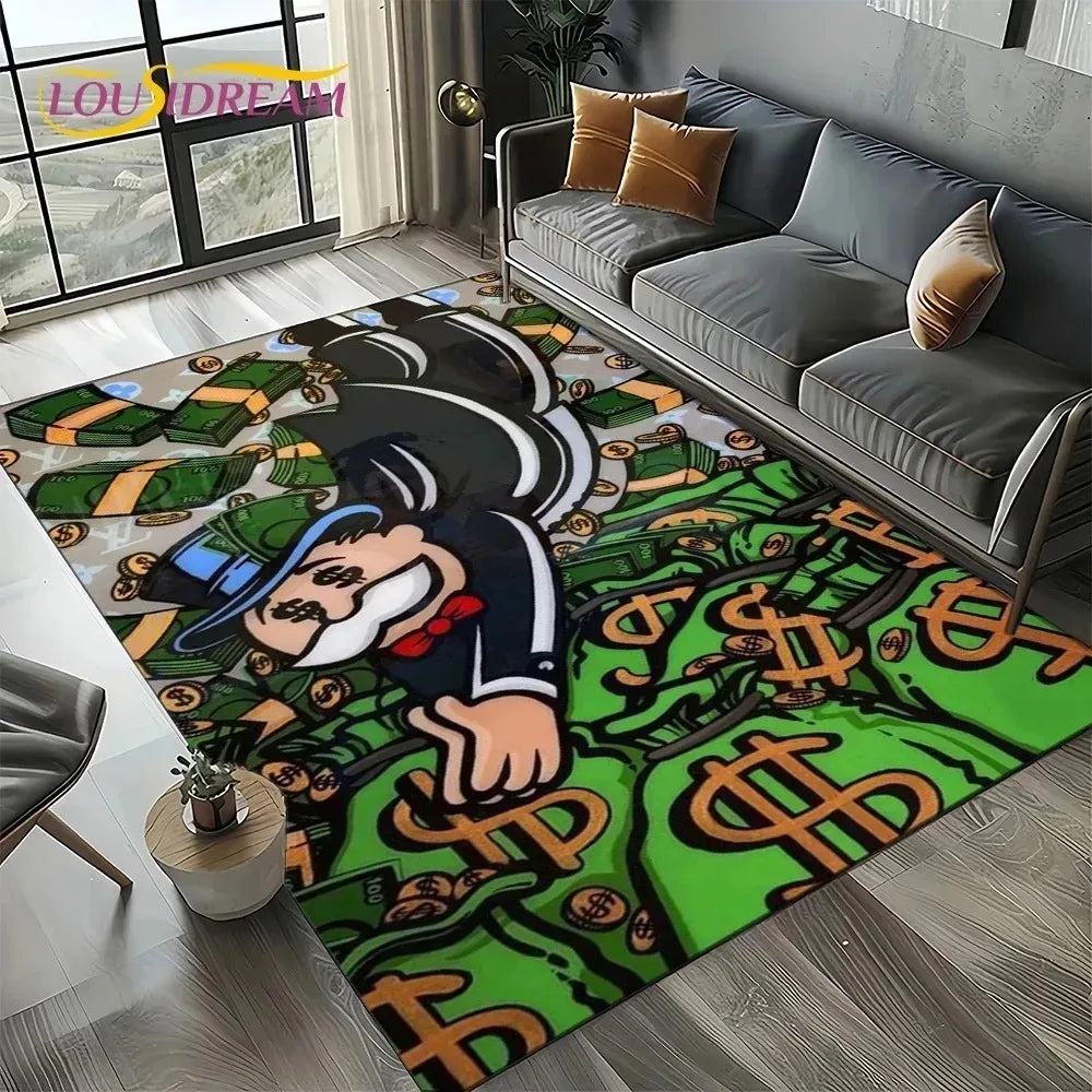 Rich Man Game Monopoly Floor Mat