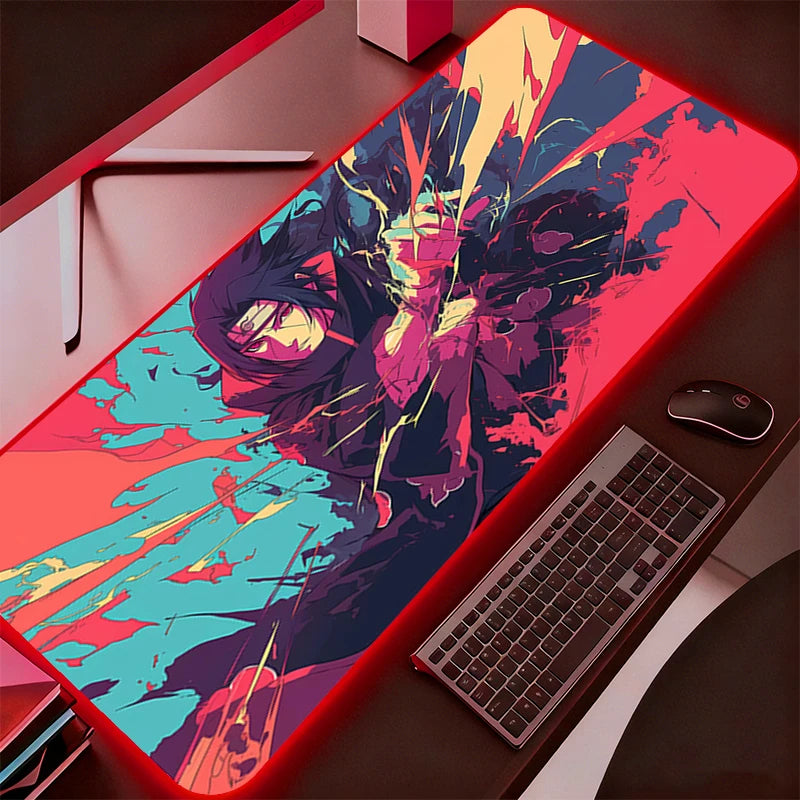 LED Itachi Uchiha Desk Mats