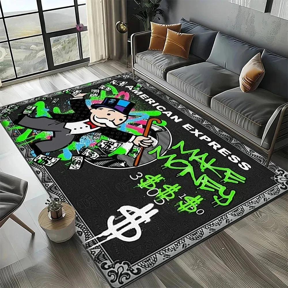 Rich Man Game Monopoly Floor Mat