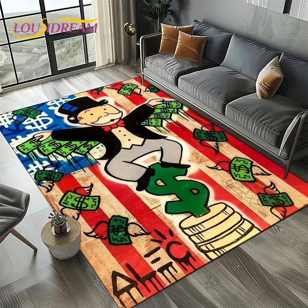 Rich Man Game Monopoly Floor Mat
