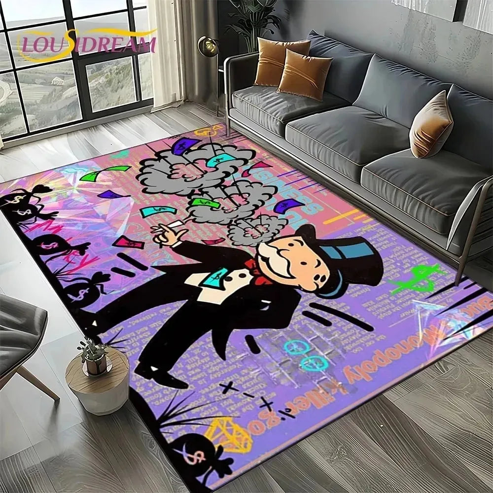 Rich Man Game Monopoly Floor Mat