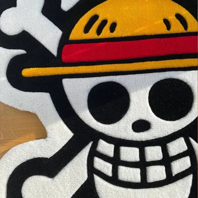 One Piece Straw Hat Carpet Mat