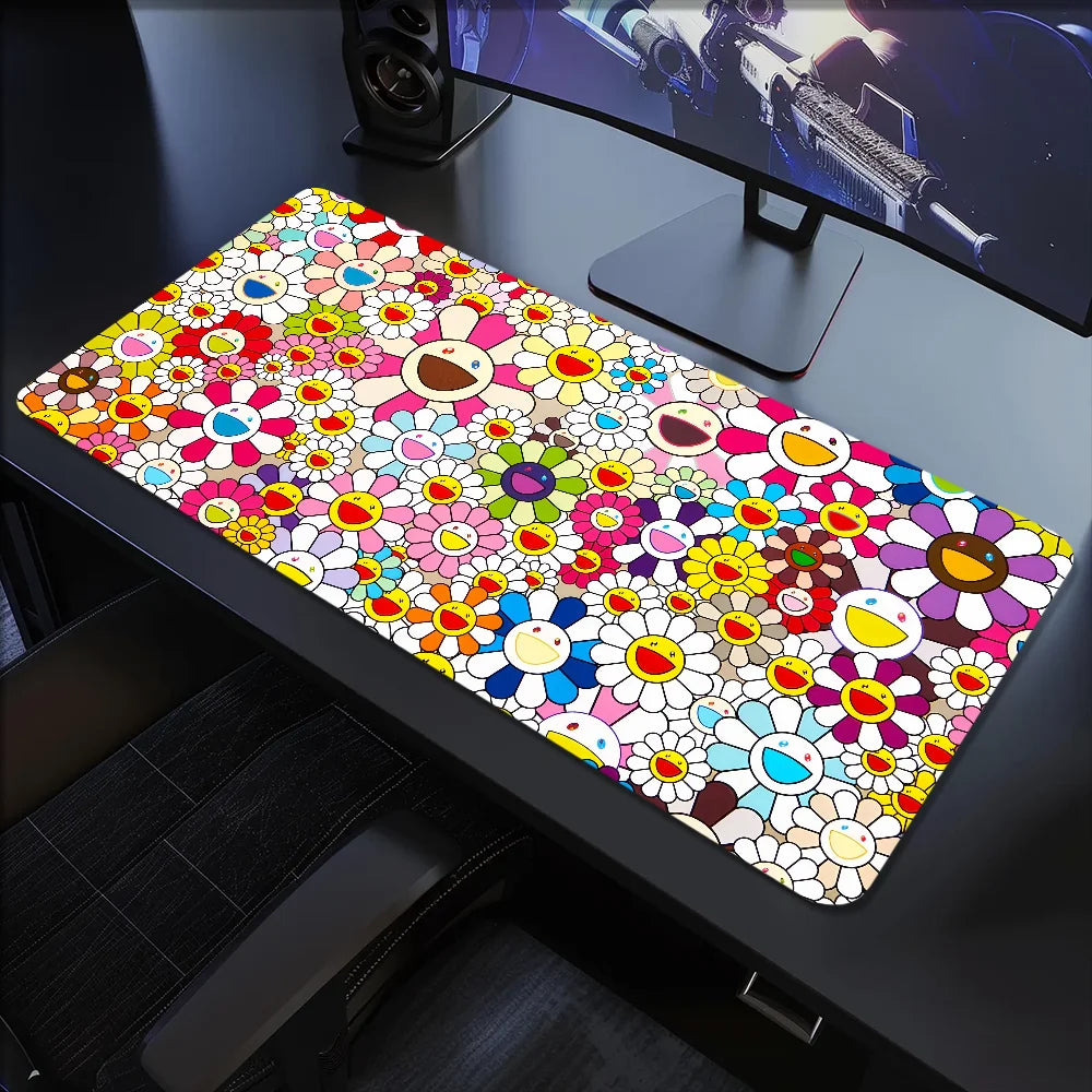 Fashion M-Murakamis T-Takashi Art Mouse Pad Non-slip Thickened MousePad Large Writing Lockedge Office Student Gaming Cushion - product image 6