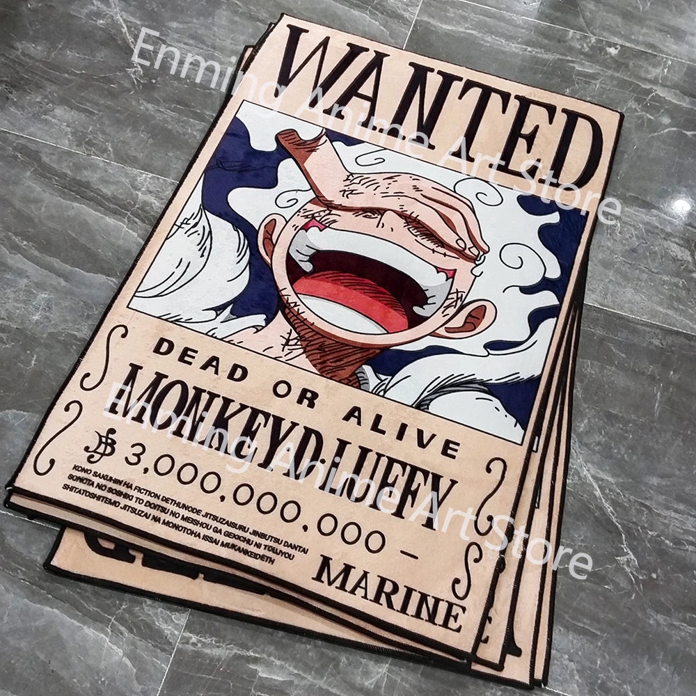 One Piece Wanted Luffy Gear 5 Floor Mat