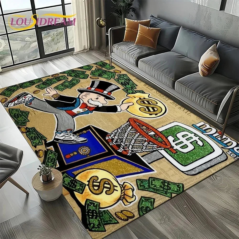 Rich Man Game Monopoly Floor Mat