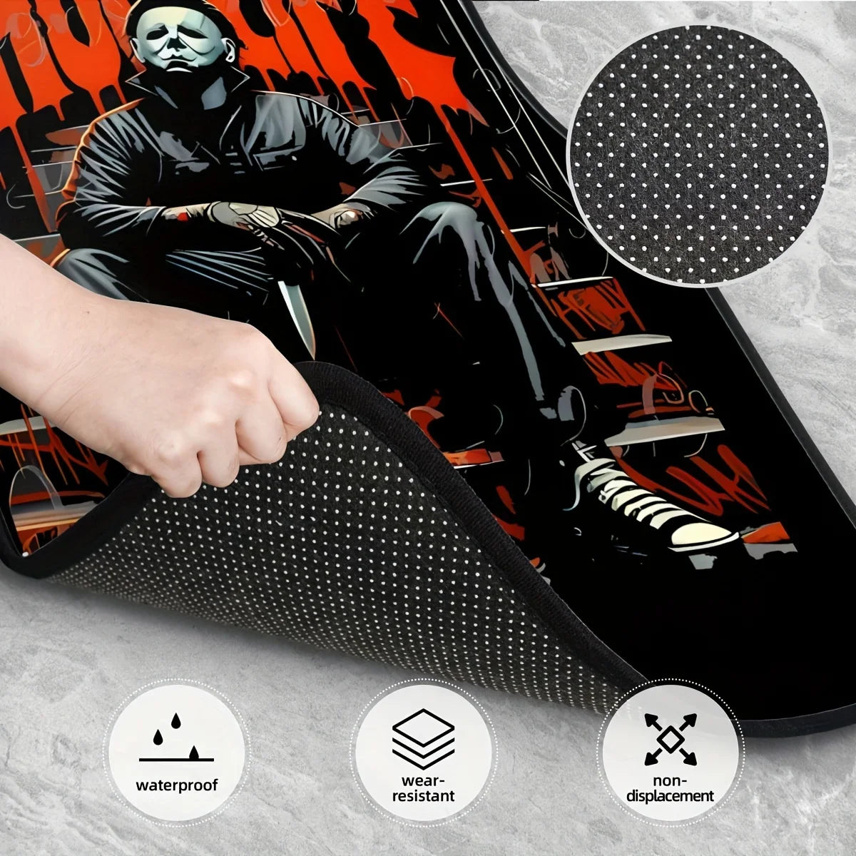 Set of 4 Universal Thug Life Design Floor Mats