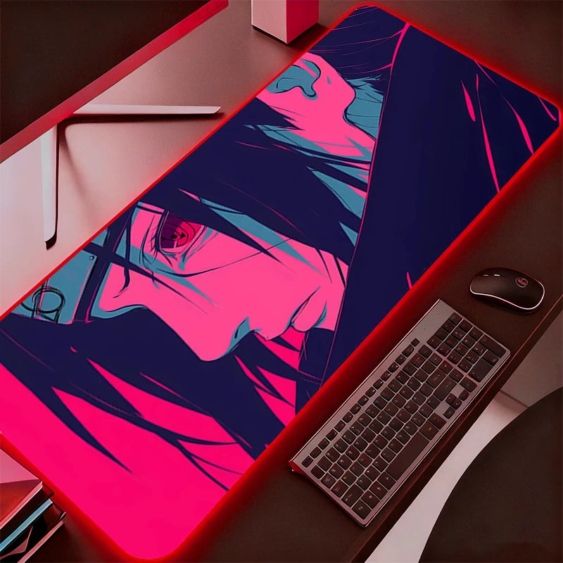 LED Itachi Uchiha Desk Mats
