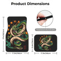 4pcs Dragon King Design Car Mats